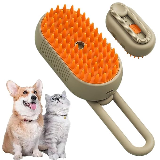 3-in-1 Steam Pet Brush