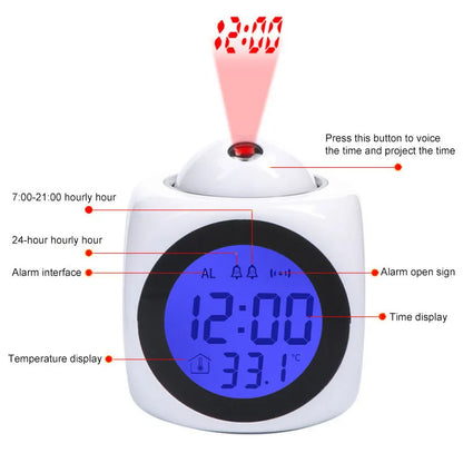 Smart Projection Alarm Clock