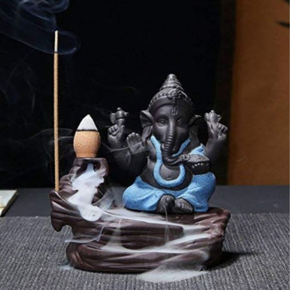 Lord Ganesha with FREE 10 Dhoop Cones