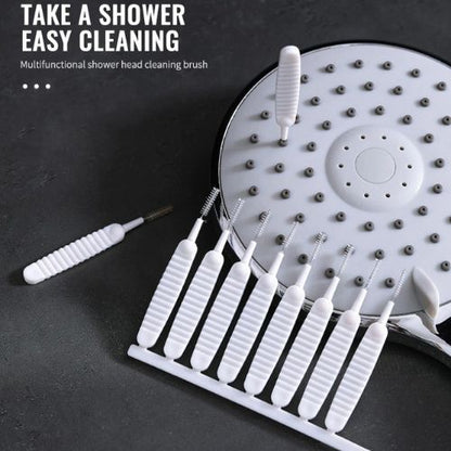 10 PCS SHOWER HEAD CLEANING BRUSH REUSABLE SMALL BRUSH PHONE HOLE ETC.