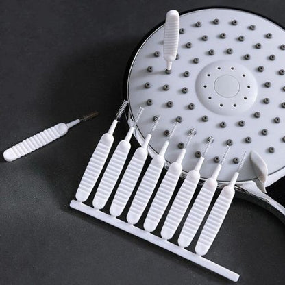 10 PCS SHOWER HEAD CLEANING BRUSH REUSABLE SMALL BRUSH PHONE HOLE ETC.