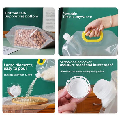 Heavy Quality Multigrain Storage Bags - 1.5 litres